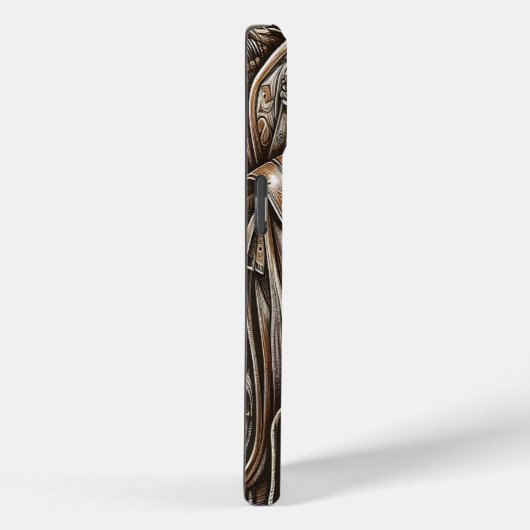 Wilder Westen mit Cowboyhut und Gewehren Case-Mate iPhone Hülle (Rückseite / Rechts)