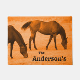 Wilder Westen, Pferde, addiert Fußmatte