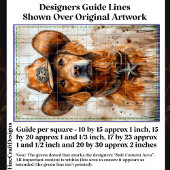 Wilder Westhund, Goldener Retriever DD2 Decoupage Seidenpapier