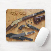 Wilder Westmousepad Entwurf Mousepad (Mit Mouse)