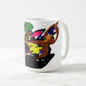 Wilder Wolf Herbst Kaffeetasse (VorderseiteRechts)