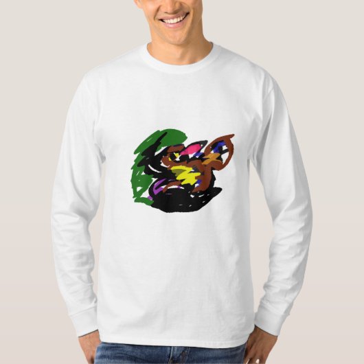 Wilder Wolf Herbst T-Shirt (Vorderseite)
