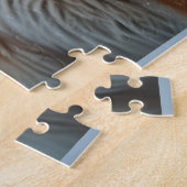 Wilder Wolf im Winter Puzzle (Seite)