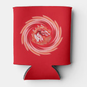 Wilder Wolf Wirbelnde Rot kann kühler Dosenkühler (Vorderseite)