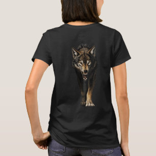 Wilder Wolf – Wütender Wilder Wolf Raubtier T-Shirt