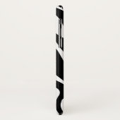 Wilder Zebra-Druck mit Namen Case-Mate iPhone Hülle (Hinten/Links)