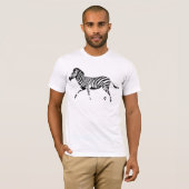Wilder Zebra T-Shirt (Vorne ganz)