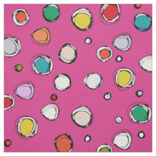 wilderdot cerise stoff