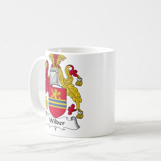 Wilderes Familienwappen Kaffeetasse (Vorderseite Links)
