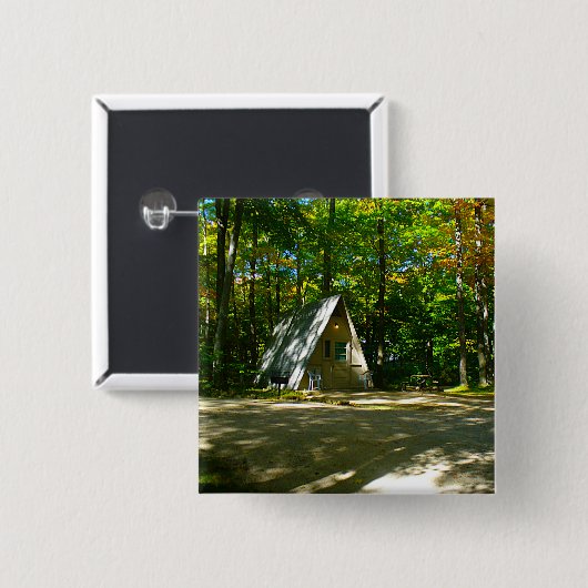 Wilderness-A-Frame-Camping am Campground Button (Vorne & Hinten)