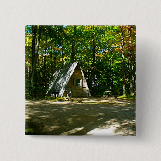 Wilderness-A-Frame-Camping am Campground Button (Vorderseite)
