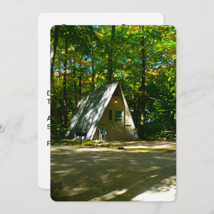 Wilderness-A-Frame-Camping am Campground Einladung