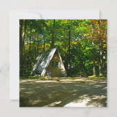 Wilderness-A-Frame-Camping am Campground Einladung (Vorderseite)