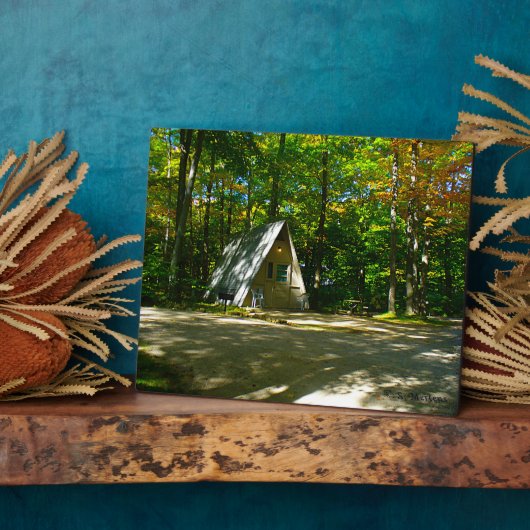 Wilderness-A-Frame-Camping am Campground Fotoplatte (Seite)