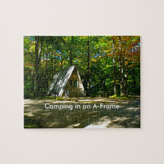 Wilderness-A-Frame-Camping am Campground Puzzle (Horizontal)