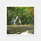Wilderness-A-Frame-Camping am Campground Serviette (Vorderseite)