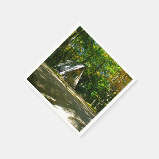 Wilderness-A-Frame-Camping am Campground Serviette (Ecke)