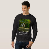 Wilderness-A-Frame-Camping am Campground Sweatshirt (Vorne ganz)