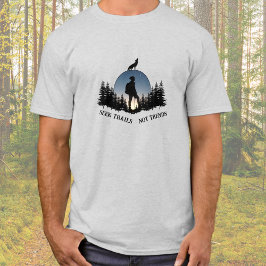 Wilderness-Abenteuer für Männer - T - Shirt