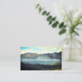 Wilderness Adventure Trip Guide Business Cards Visitenkarte (Stehend Vorderseite)