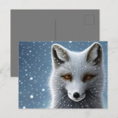 Wilderness Artic Fox Postkarte (Vorne/Hinten)