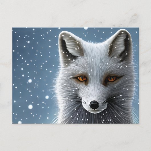 Wilderness Artic Fox Postkarte (Vorderseite)