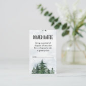 Wilderness Baby Duwer Windelwanne Beilage Visitenkarte (Stehend Vorderseite)