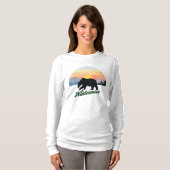 Wilderness Bär in Alaskan Sunset T-Shirt (Vorne ganz)