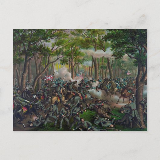 Wilderness Battle Postkarte (Vorderseite)