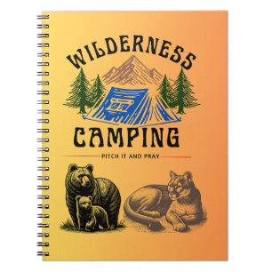 Wilderness Camping - Pitch es und bete Notizblock