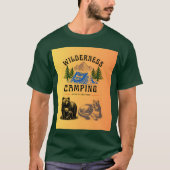 Wilderness Camping Pitch It and Pray family T-Shirt (Vorderseite)