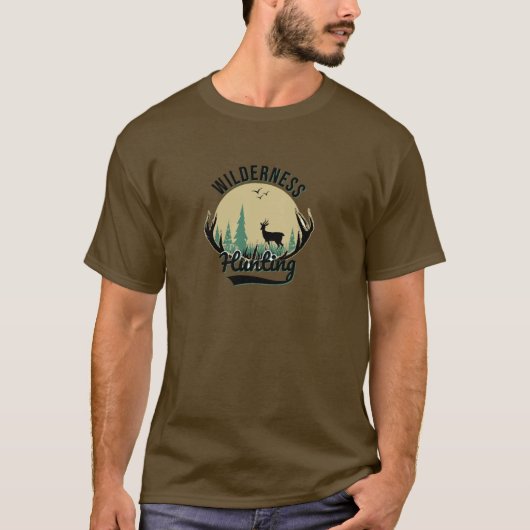 Wilderness Deer Jagd T - Shirt (Vorderseite)