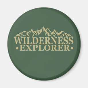 Wilderness-Entdecker Wanderung im Freien Magnet