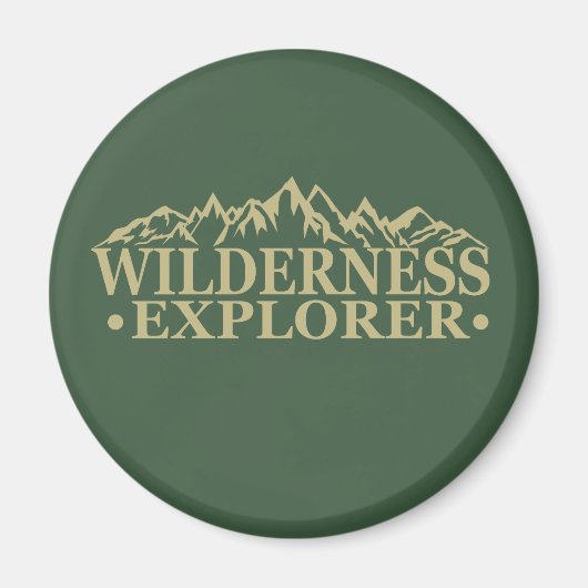 Wilderness-Entdecker Wanderung im Freien Magnet (Vorne)