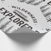 Wilderness Explorer Kombi Kanu Bäume Geschenkpapier (Ecke)
