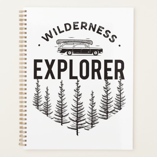Wilderness Explorer Kombi Kanu Bäume Planer (Vorderseite)