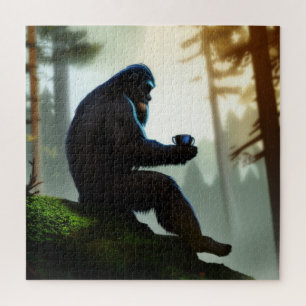 Wilderness Forest Bigfoot Morning Tranquisition Co Puzzle