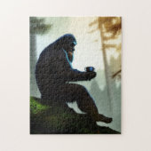 Wilderness Forest Bigfoot Morning Tranquisition Co Puzzle (Vertikal)