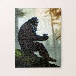Wilderness Forest Bigfoot Morning Tranquisition Co Puzzle