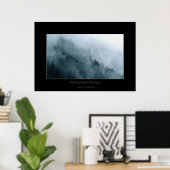 Wilderness & Hidden Wolves Wildlife Art Poster (Heimbüro)