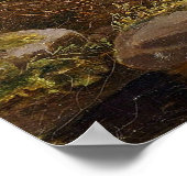 Wilderness Hikers Mountain Stream Wasserfall Poste Poster (Ecke)