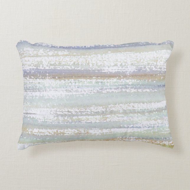 Wilderness Hues Wasserfarbe Pinsel Dekokissen (Vorderseite)