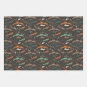 Wilderness Lachs Angelboot Wilderness See Geschenkpapier Set (Vorderseite 3)