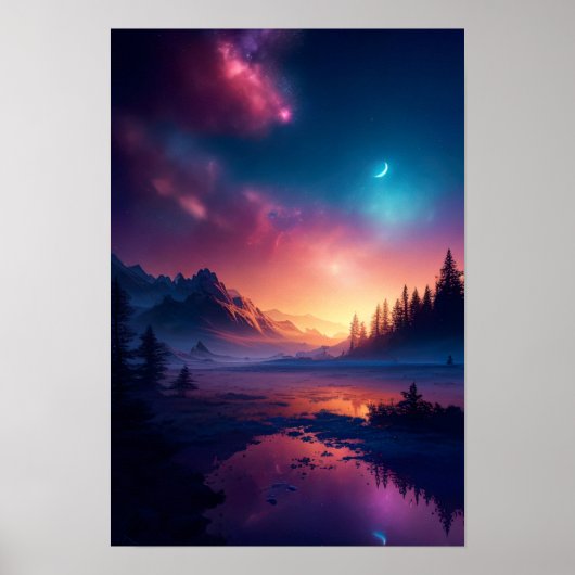 Wilderness Nocturne Poster (Vorne)