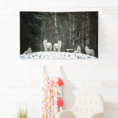 Wilderness Polar Wolf Banner (Insitu)