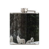 Wilderness Polar Wolf Flachmann (Rückseite)