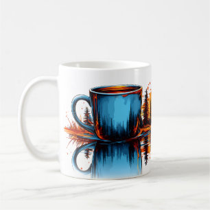 Wilderness-Reflektions-Kaffeetasse mit Landschafts Kaffeetasse