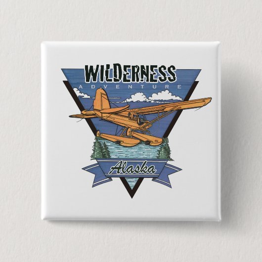 Wilderness Seaplane Adventure Alaska Button (Vorderseite)