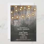 Wilderness See Pine Tree Wald Holz & Lights Einladung (Vorderseite)