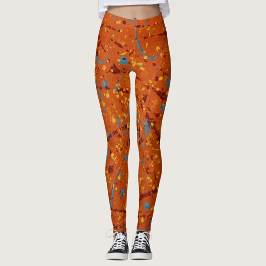 "Wilderness" Spaß Leggings (Vorderseite)